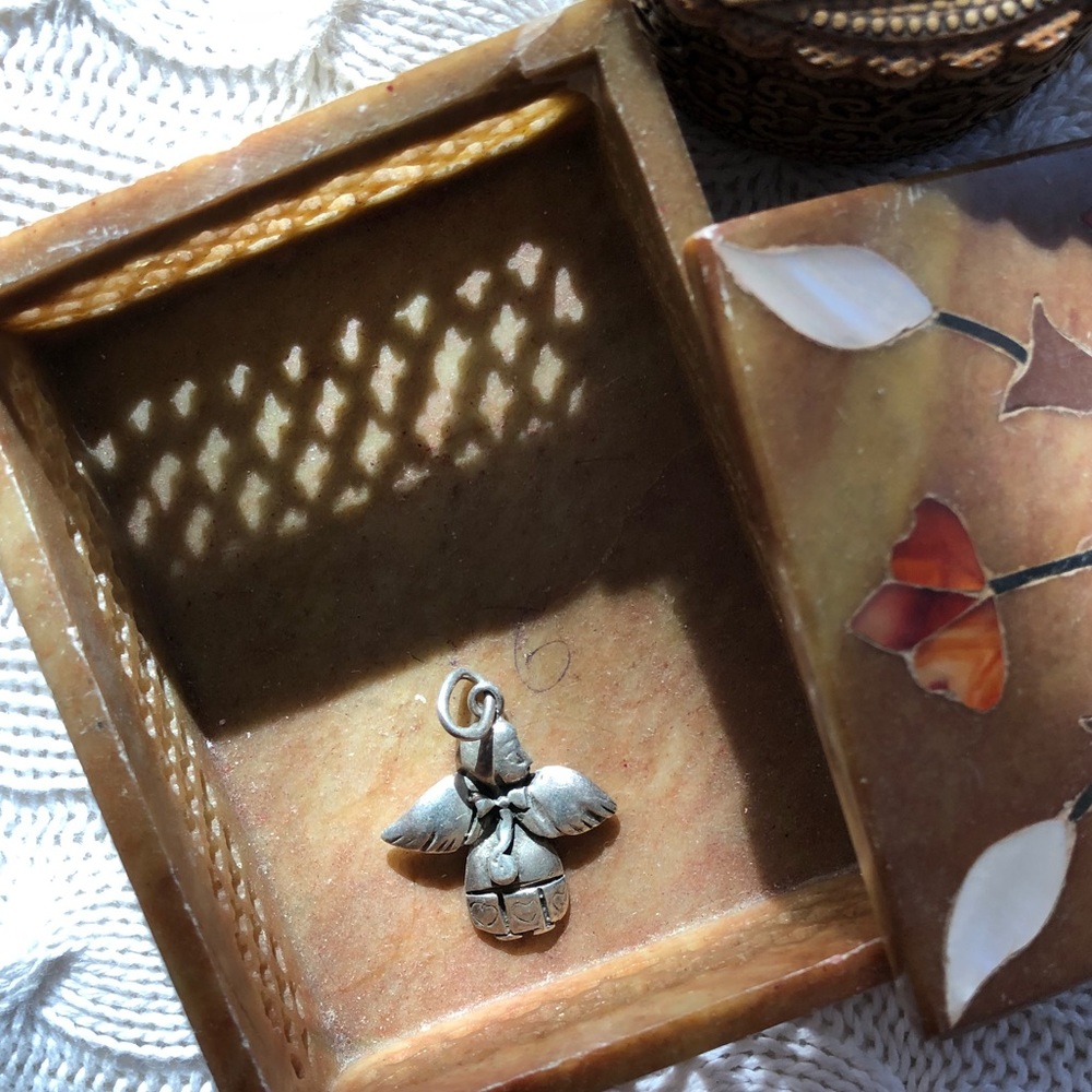 Sale Sterling Silver Angel Pendant